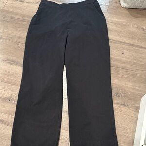 L.L. Bean Black Wide Leg Pants